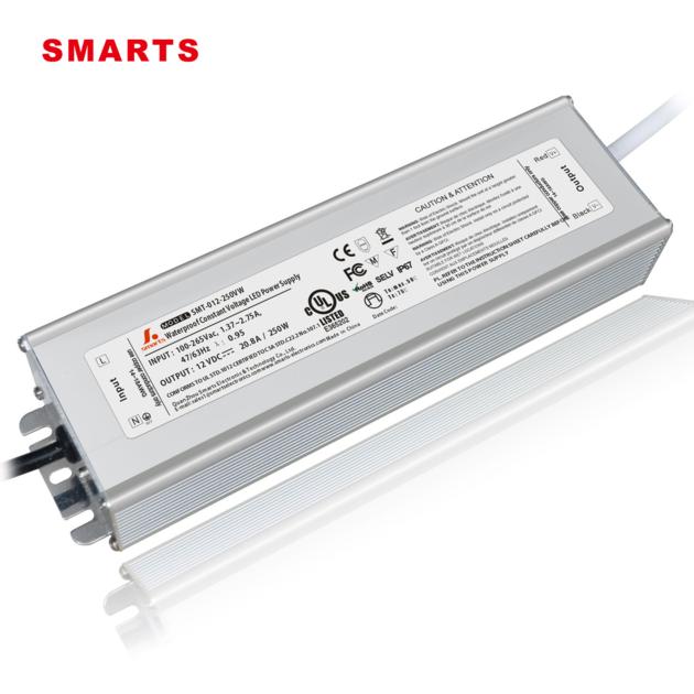 IP67 Waterproof electronic led driver 250watt 12volt 20amp power supply