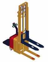 battery operated pallet stacker; Model: TS-12/16