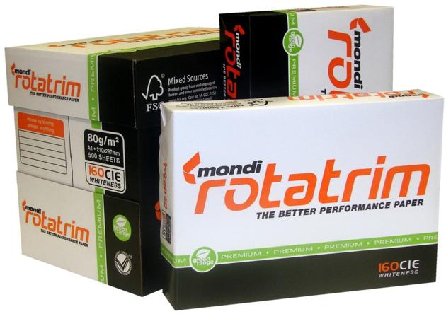 Mondi Rotatrim A4 Copy Paper One 70 GSM 80gsm Manufacturer Exporter Wholesaler and Supplier