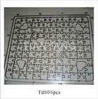 	 JIGSAW PUZZLE DIE  ---puzzle cutting steel rule die for 1000pcs puzzle in standard design