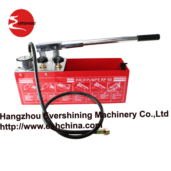 manua test pump