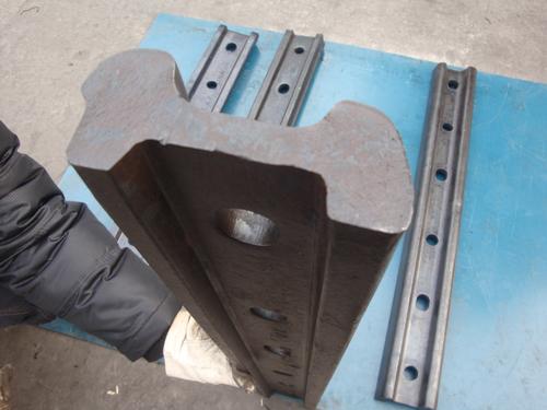 fish plate for railroad parts