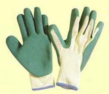 PVC/Latex/Nitrile dotted or dipped gloves