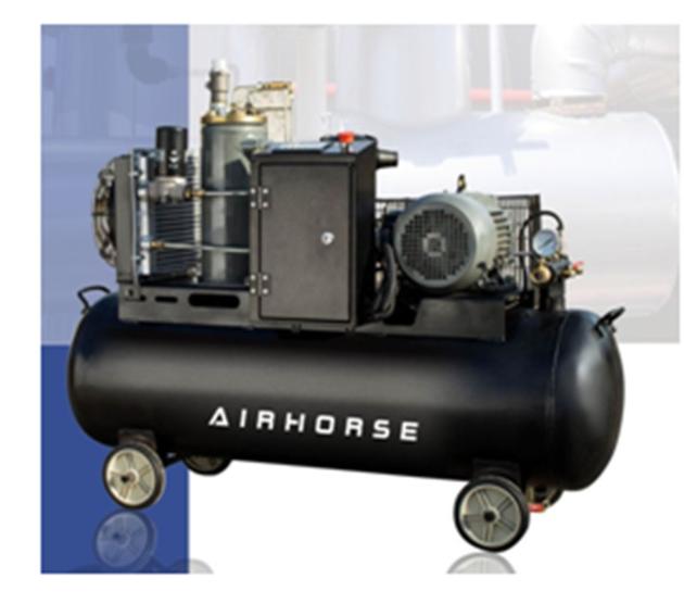 Tank Mounted Screw Air Compressor Without