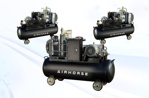 Tank Mounted Screw Air Compressor Without