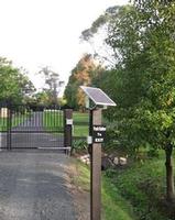 Solar Automatic swing gate opener, Solar Motor to open gate, Solar Dual swing gate motor
