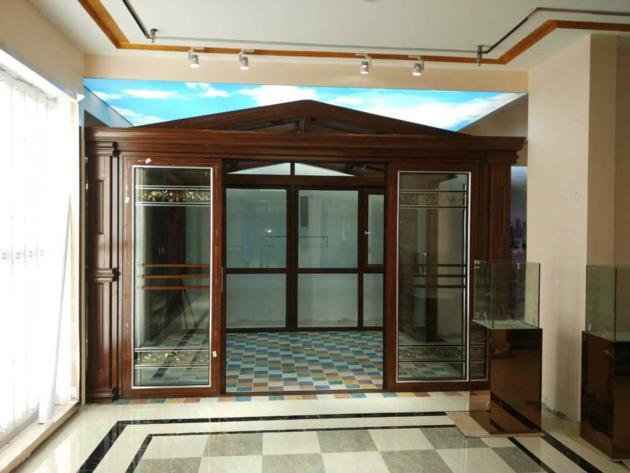 Wood Grain Fire Proof Casement Door