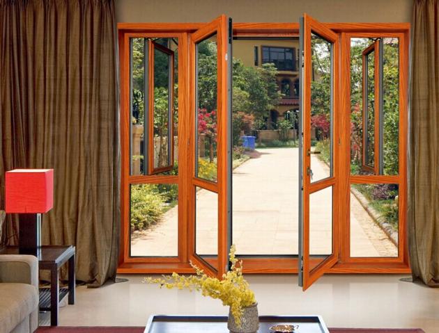 Wood Grain Fire Proof Casement Door
