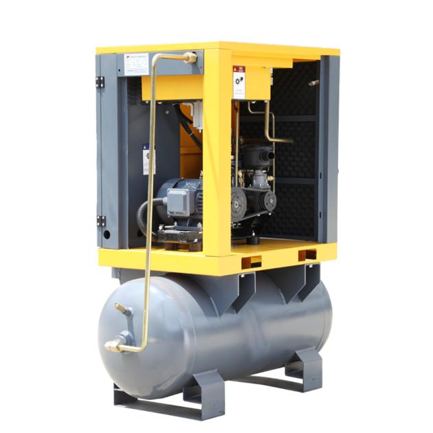 Tank Mounted Screw Air Compressor
