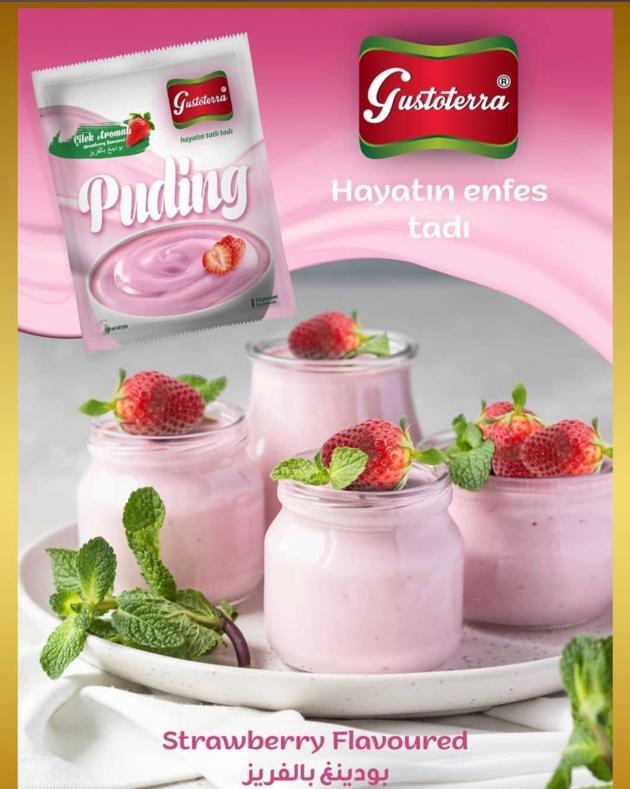 Gustoterra Bouillon Soup Pudding Whipped Cream
