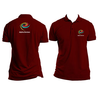 Uniform T Shirts Polo Neck