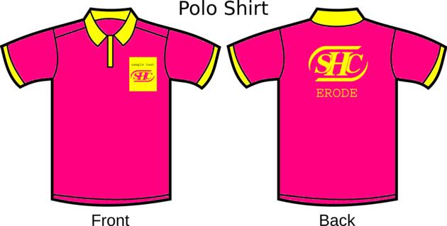 Uniform T Shirts Polo Neck