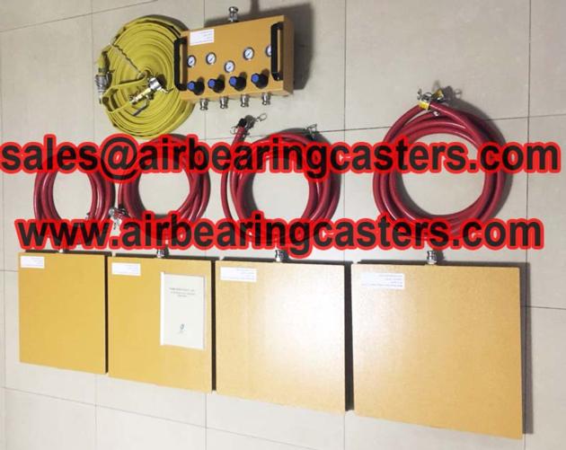 Air casters with six or four air modular