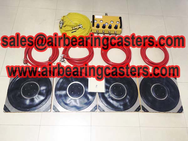 Air moving skates with four air modular