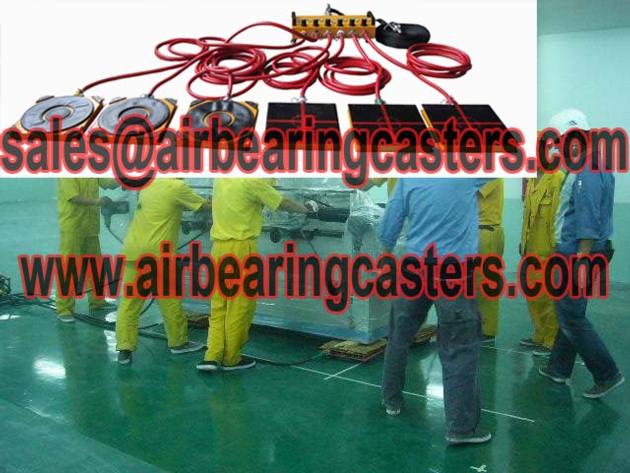 air bearing kit and air bearing caster details and instruction