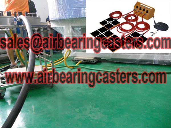 Air rigging system air powered moving dolly