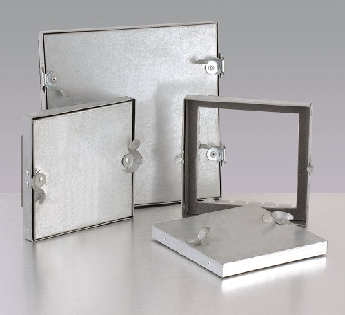 Tabbed access door