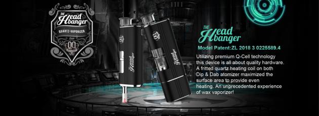 wax vaporizer headbanger dab&dip kit