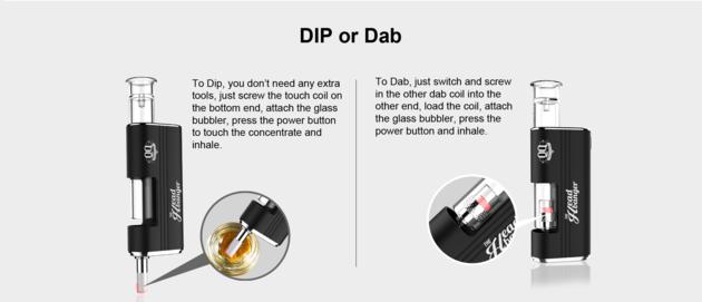 Wax Vaporizer Headbanger Dab Amp Dip