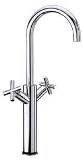 Double handle basin faucet E-0101