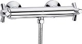 Double handle shower faucet E-0224