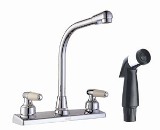 Wide spread basin mixer E-0246