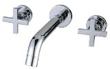 Wide spread basin mixer E-0402