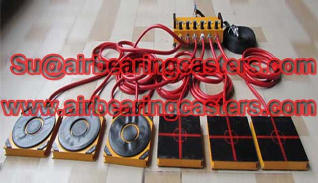 Air bearing casters applications and advantages