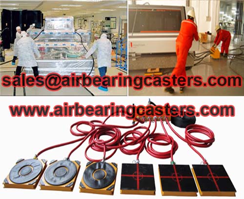 Air casters lifting tool with technology