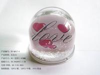 inlatable snow globe with snow flake