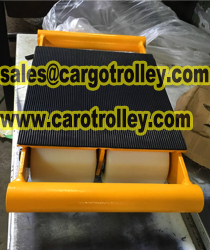 Machinery Moving Skates With Nylon Wheels