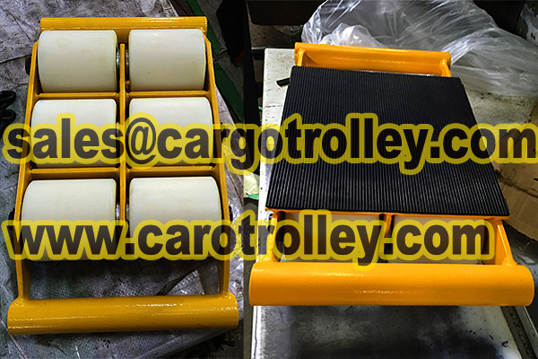 Nylon wheels roller skids kit for sale