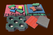 rubber tiles
