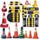 traffic cone, speed bump, china, decelerator, wheel locator, stopper
