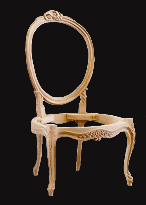 Unfinished Wooden Chair 