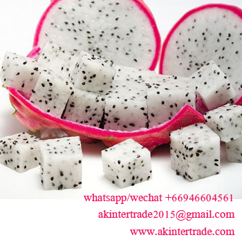 Frozen Dragon fruit chunk/whole/dice Thailand