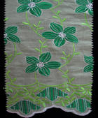 Cotton embroidery Lace Fabric