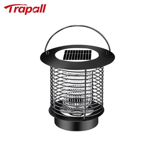Outdoor Smart Solar Powered UV Light Electric Insects Mosquito Killer Lamp for Home Garden 
