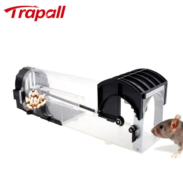 Humane Reusable Mouse Trap Cage Durable Lightweight Live Catch Rodent Trap 
