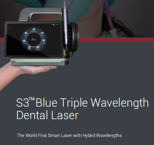 S3 Blue Triple Wavelength  Dental Laser