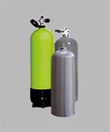 Diving gas cylinder