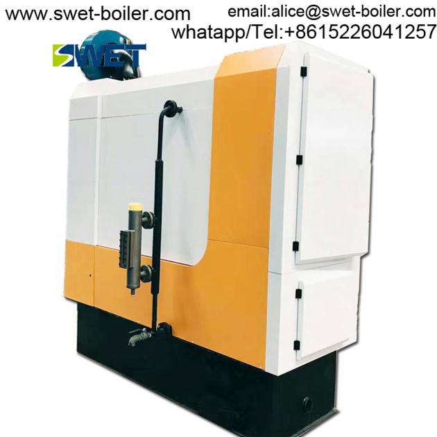 New type 600kg biomass wood pellet boiler for steam boiler