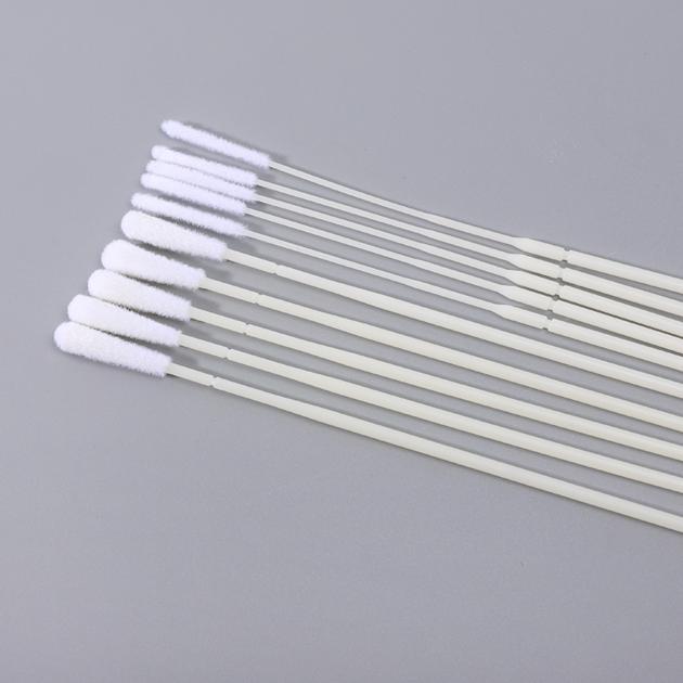 Nasal oral flocked Swab sample collecting nylon flocked swab 