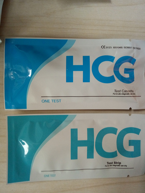 Women Use HCG Pregnancy Test Kit 