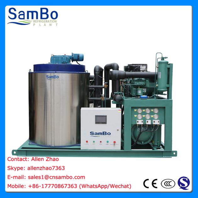 SamBo Best Quality Ice Plant 10TPD Flake Ice Making Machine For Concrete And Fishery