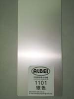 1101 Silver anodized aluminum coil/sheet