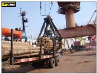 Four ropes timber grab