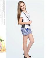 White Blue Pink 2014 Summer Children Clothing T-Shirt GuangZhou