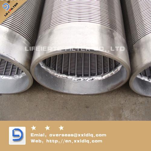 Galvanized Wedge Wire Casing Screen for oil well