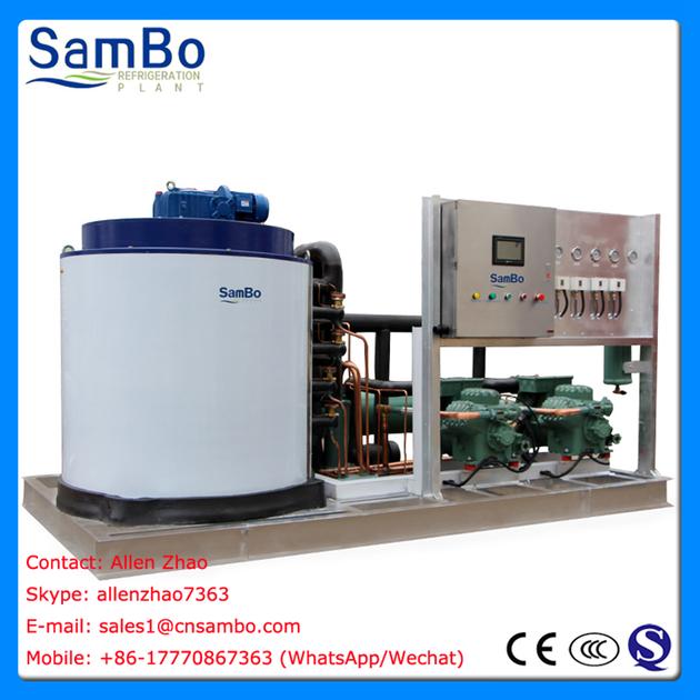 China Factory Price SamBo Ice Plant Quality 15T Ice Flake Making Machine With 2 Years Guarantee